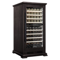 Винный шкаф в деревянном корпусе Meyvel MV99PRO-KBT2 цвет тёмный шоколад